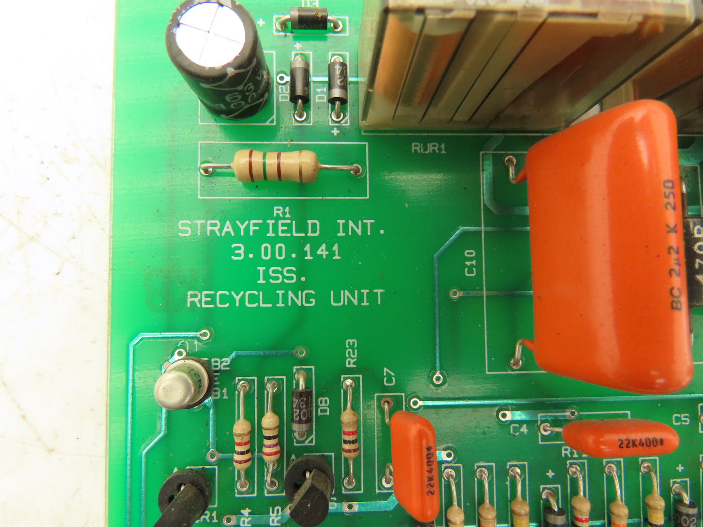 Strayfield 3.00.141 3.00.141 ISS. Recycling Unit Circuit Board Module