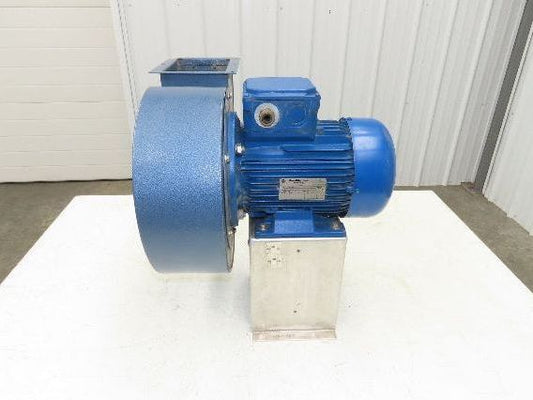 Marelli Motori MA90S2 Centrifugal Squirrel Fan Blower 3390rpm 230/460v 3Ph 2Hp
