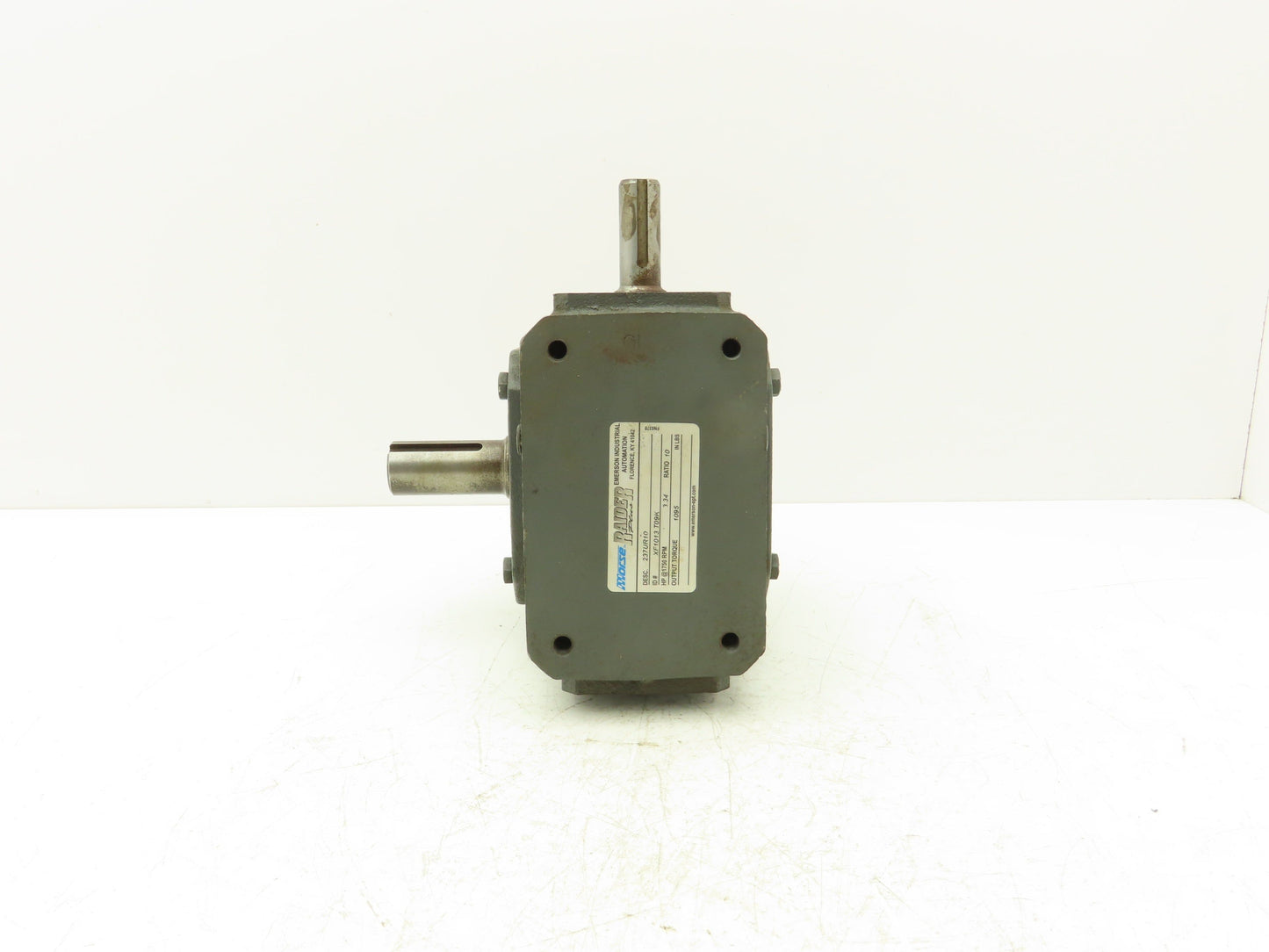 Morse Raider Plus 237UR10 Worm Gearbox 10:1 Reducer 3.34Hp 175rpm RH Output