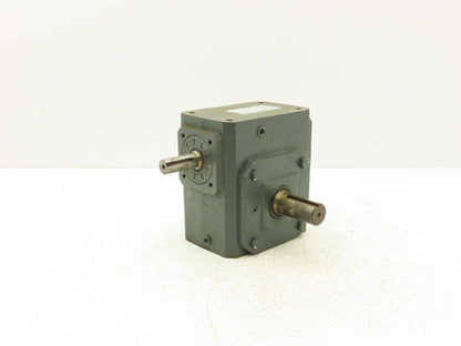 Morse Raider Plus 237UR30 Worm Gearbox 30:1 Reducer 1.45Hp 58rpm RH Output