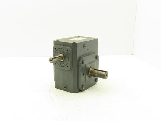 Morse Raider Plus 237UR30 Worm Gearbox 30:1 Reducer 1.45Hp 58rpm RH Output