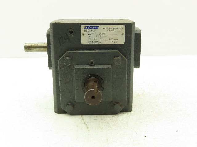 Morse Raider Plus 237UR10 Worm Gearbox 10:1 Reducer 2.9Hp 175rpm RH Output