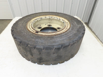 Mitco Solid Solver 7.00-12 Forklift Tire Traction Solid Press-on Black 6x220mm
