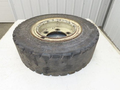 Mitco Solid Solver 7.00-12 Forklift Tire Traction Solid Press-on Black 6x220mm