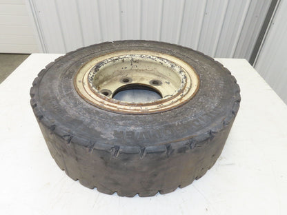Mitco Solid Solver 7.00-12 Forklift Tire Traction Solid Press-on Black 6x220mm