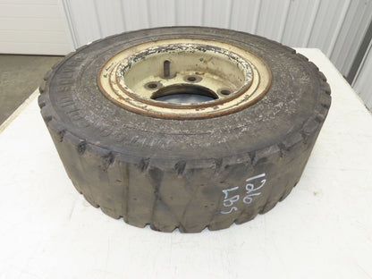 Mitco Solid Solver 7.00-12 Forklift Tire Traction Solid Press-on Black 6x220mm