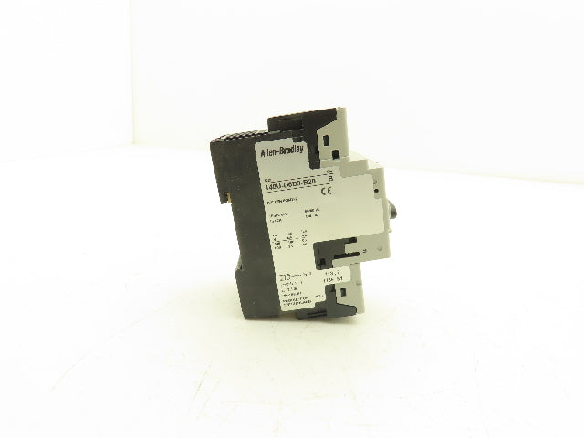 Allen Bradley 140U-D6D3-B20 Circuit Breaker 600VAC 3ph 2A Motor Protection MSP