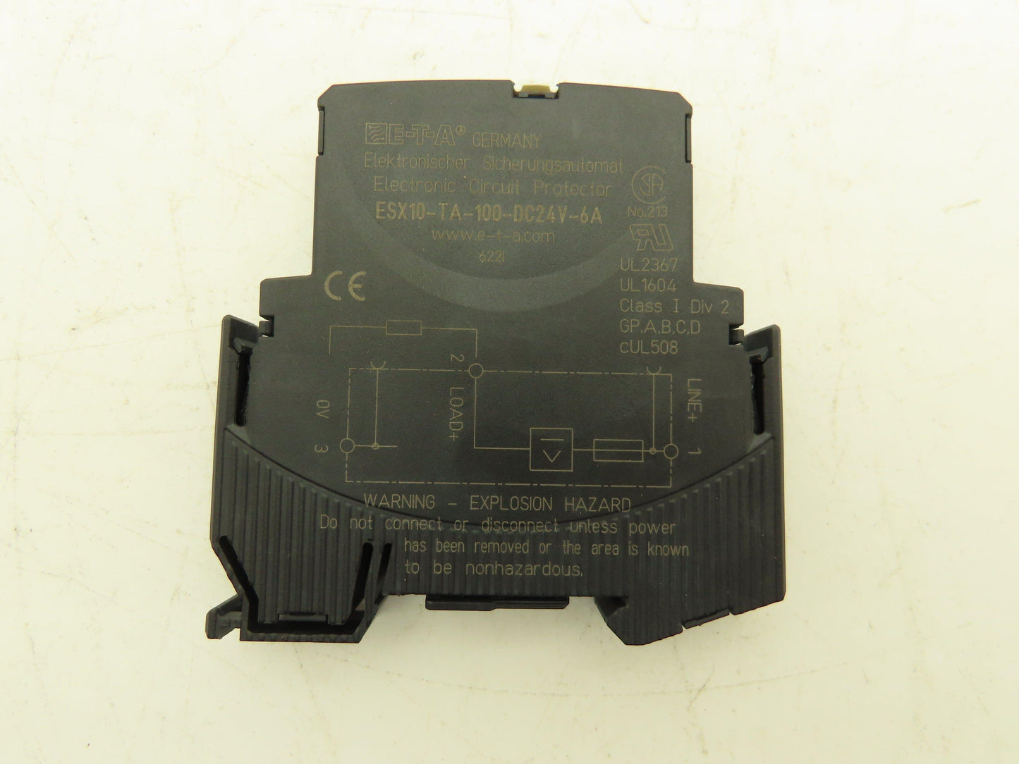 E-T-A ESX10-TA-100-DC24V-6A Circuit Breaker 24V 6A