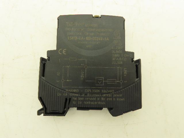 E-T-A ESX10-TA-100-DC24V-6A Circuit Breaker 24V 6A
