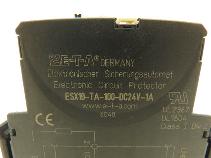E-T-A ESX10-TA-100-DC24V-1A Circuit Breaker 24V 1A
