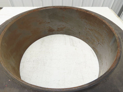 Super Solid 21x7x15 Forklift Tire Smooth Solid Press-on Black