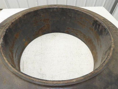 Wide Track 21x7x15 21x7x15 Forklift Tire Smooth Solid Press-on Black