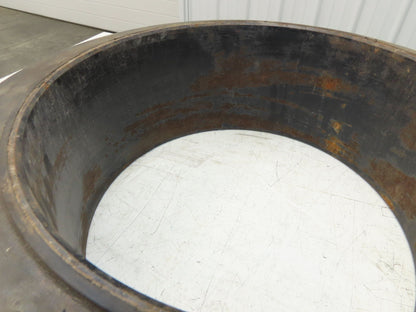 Wide Track 21x7x15 21x7x15 Forklift Tire Smooth Solid Press-on Black