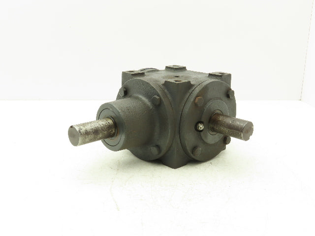Hub City Model 66 C Bevel Gear Drive 1:1 Gearbox 24Hp 1150rpm 0221-09046-1365