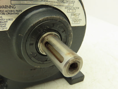 Hub City Poweratio 2000 HI2032E Inline Gearbox 36.8 Reducer .33Hp 47.5rpm 56C