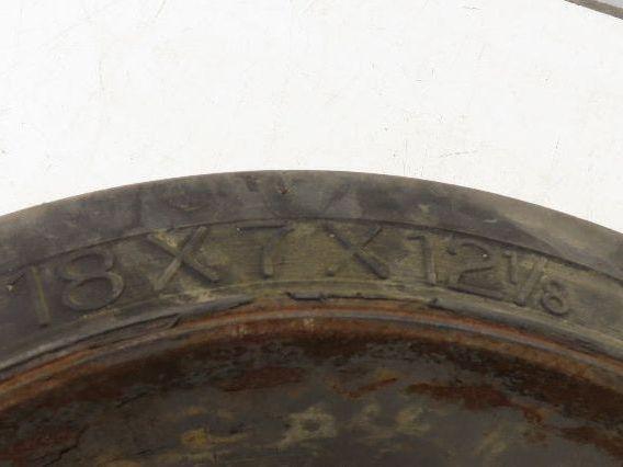 Super Solid 18x7x12-1/8 Forklift Tire Smooth Solid Press-on Black