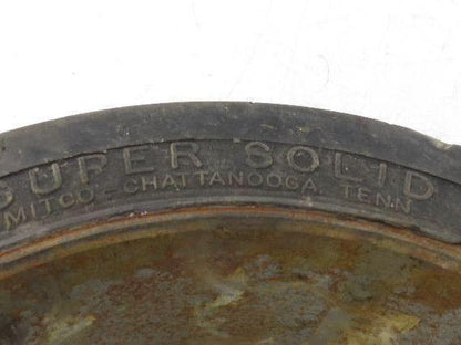 Super Solid 18x7x12-1/8 Forklift Tire Smooth Solid Press-on Black