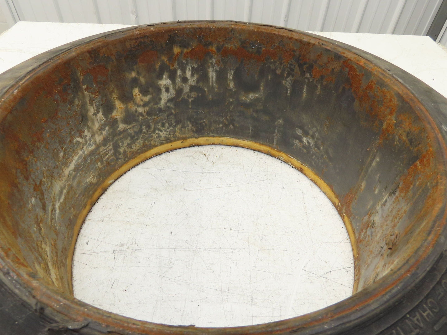 Super Solid 18x7x12-1/8 Forklift Tire Smooth Solid Press-on Black