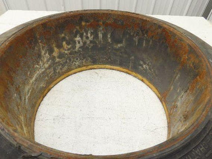 Super Solid 18x7x12-1/8 Forklift Tire Smooth Solid Press-on Black