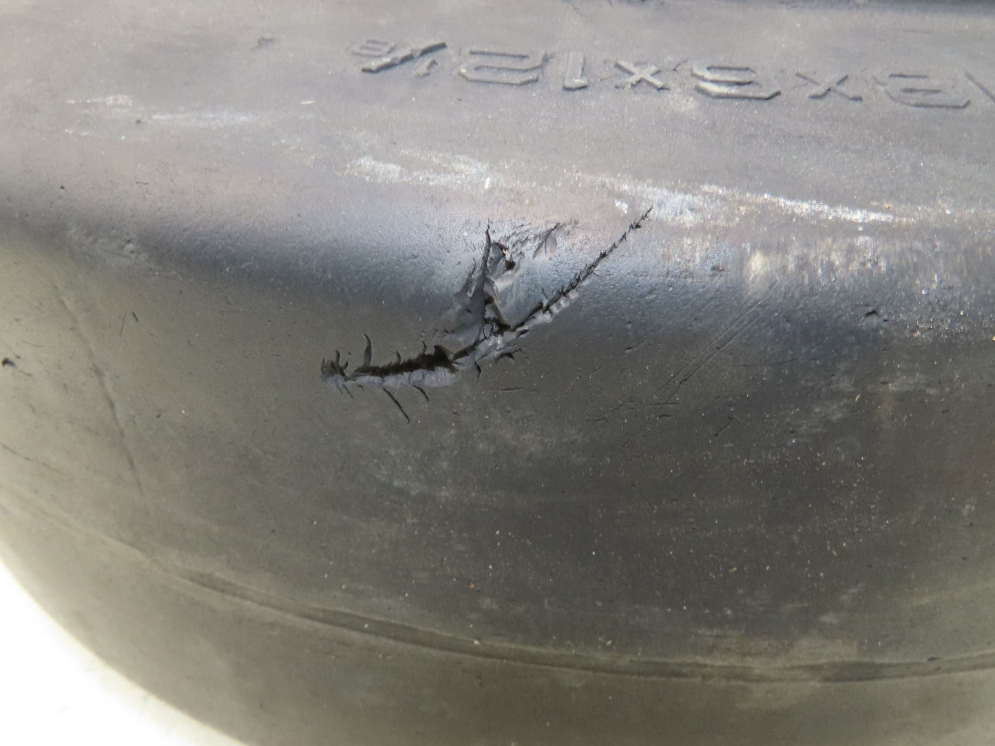 Industrial Limited 18x6x12-1/8 Forklift Tire Smooth Solid Press-on Black