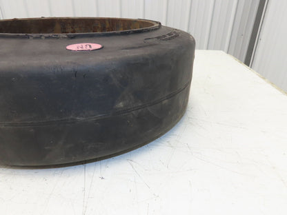 Industrial Limited 18x6x12-1/8 Forklift Tire Smooth Solid Press-on Black