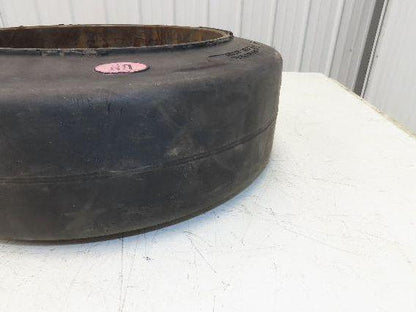 Industrial Limited 18x6x12-1/8 Forklift Tire Smooth Solid Press-on Black