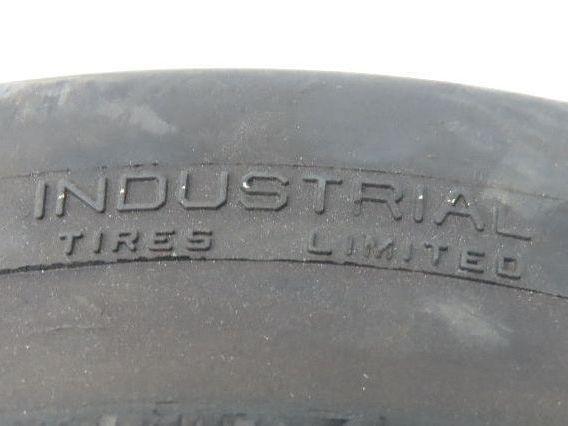 Industrial Limited 18x6x12-1/8 Forklift Tire Smooth Solid Press-on Black