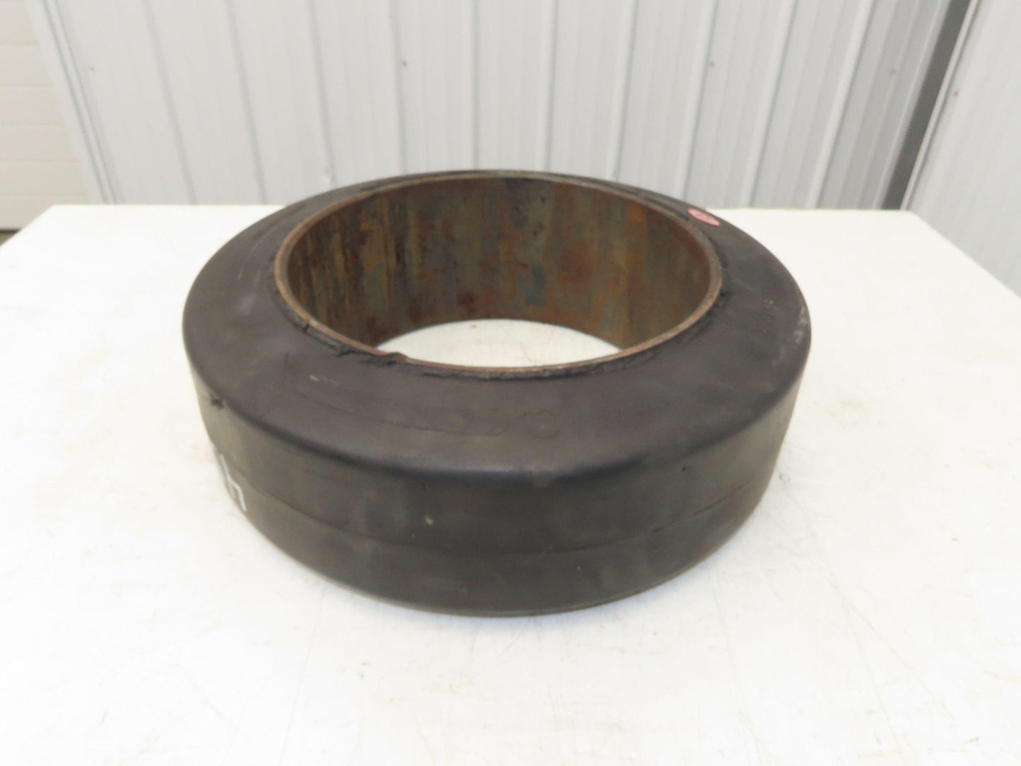 Industrial Limited 18x6x12-1/8 Forklift Tire Smooth Solid Press-on Black