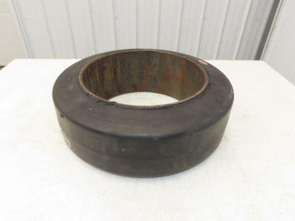 Industrial Limited 18x6x12-1/8 Forklift Tire Smooth Solid Press-on Black