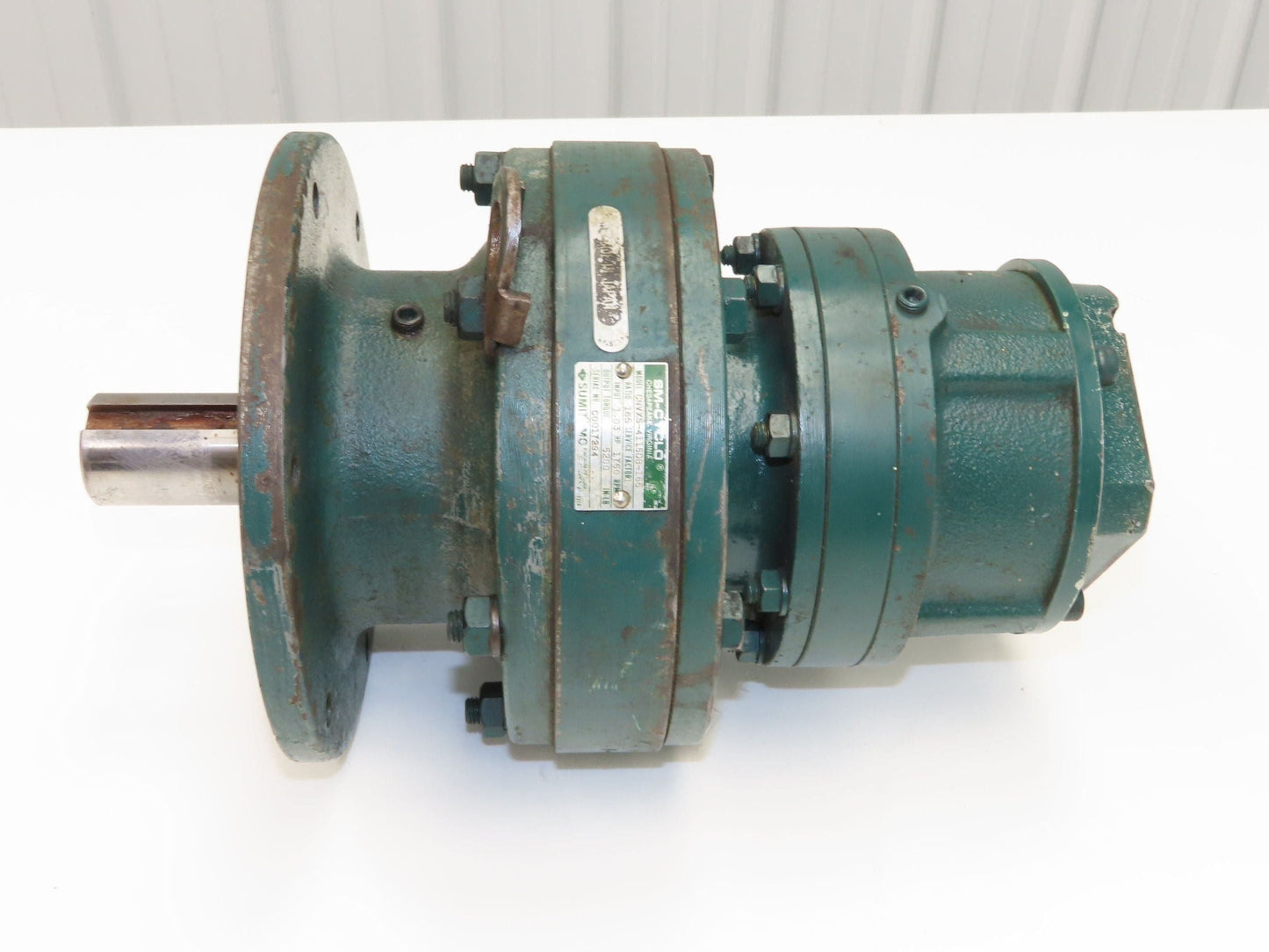 Sumitomo SM-Cyclo CNVXS-4115DB-165 Inline Gearbox 165:1 Reducer 1Hp 10.6rpm