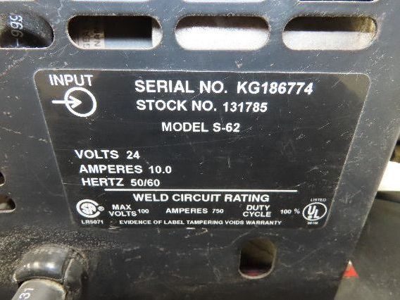 Miller S-62 Mig Welder Wire Feeder 24V Series 60 Millermatic Single Spool