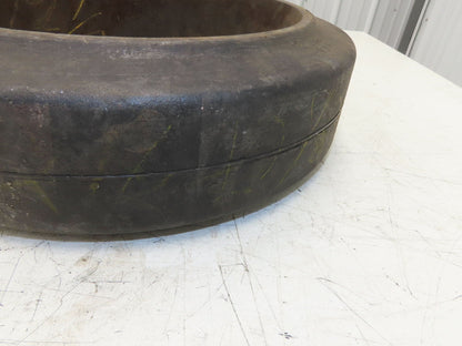 Goodrich 16x4-1/2x12 Forklift Tire Smooth Solid Press-on Black