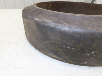 Goodrich 16x4-1/2x12 Forklift Tire Smooth Solid Press-on Black