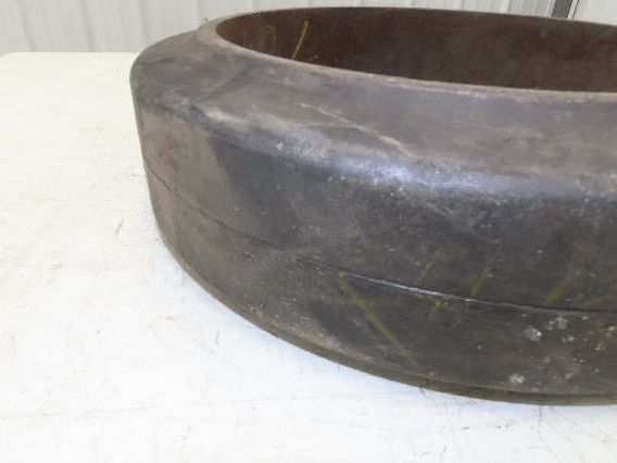 Goodrich 16x4-1/2x12 Forklift Tire Smooth Solid Press-on Black