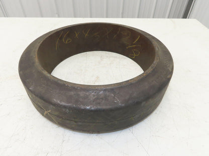 Goodrich 16x4-1/2x12 Forklift Tire Smooth Solid Press-on Black