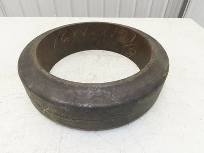 Goodrich 16x4-1/2x12 Forklift Tire Smooth Solid Press-on Black