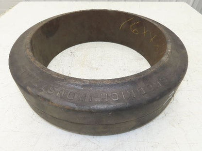 Goodrich 16x4-1/2x12 Forklift Tire Smooth Solid Press-on Black