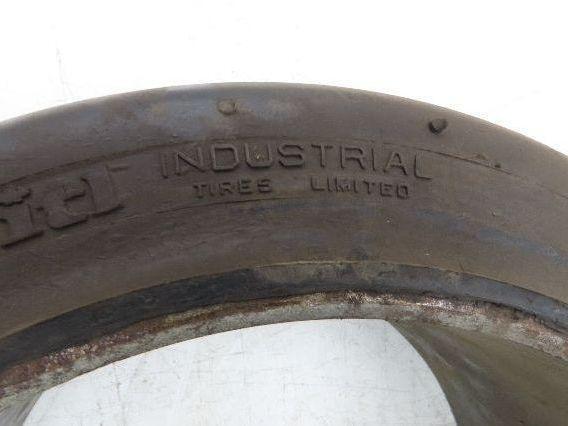 Industrial Limited 16.25x7x11.25 Forklift Tire Smooth Solid Press Black Lot of 2