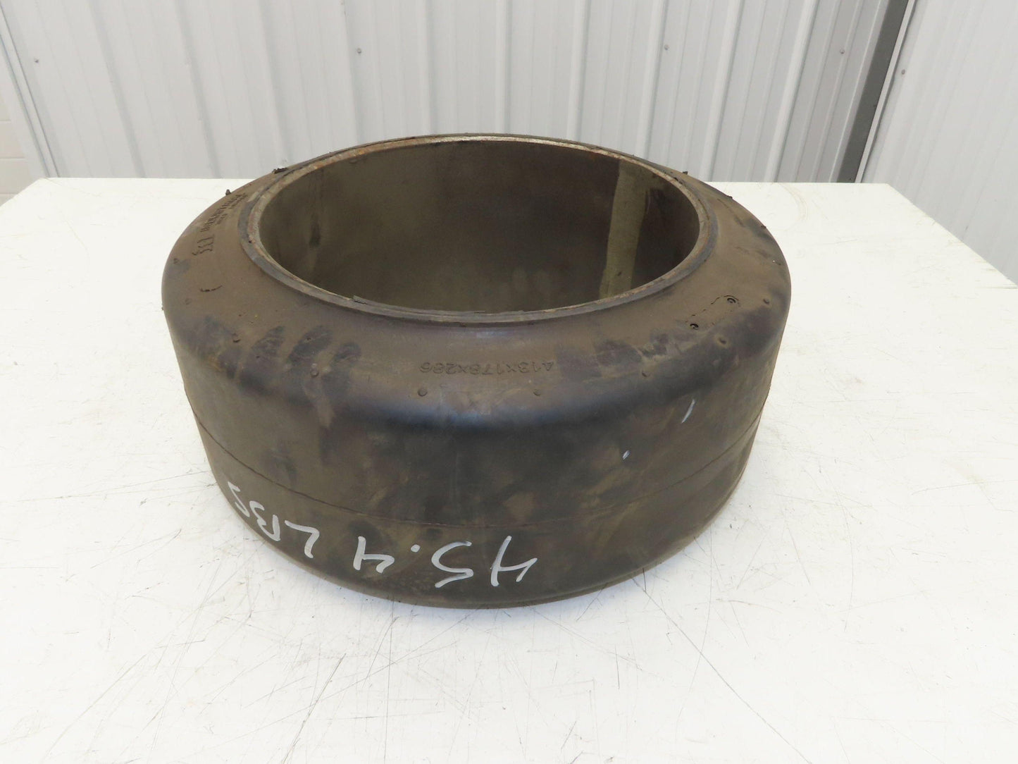 Industrial Limited 16.25x7x11.25 Forklift Tire Smooth Solid Press Black Lot of 2