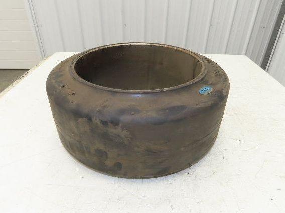 Industrial Limited 16.25x7x11.25 Forklift Tire Smooth Solid Press Black Lot of 2