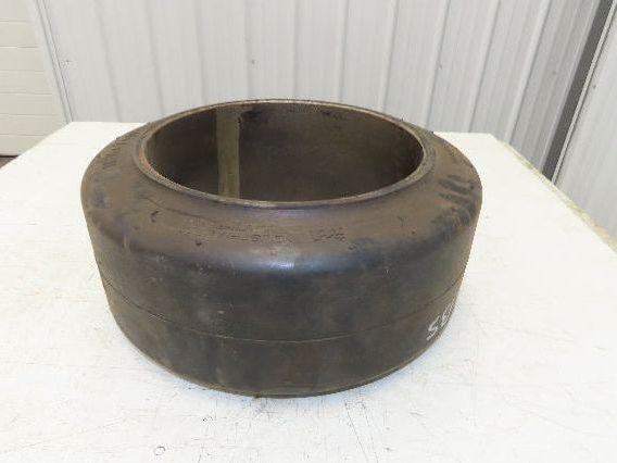 Industrial Limited 16.25x7x11.25 Forklift Tire Smooth Solid Press Black Lot of 2