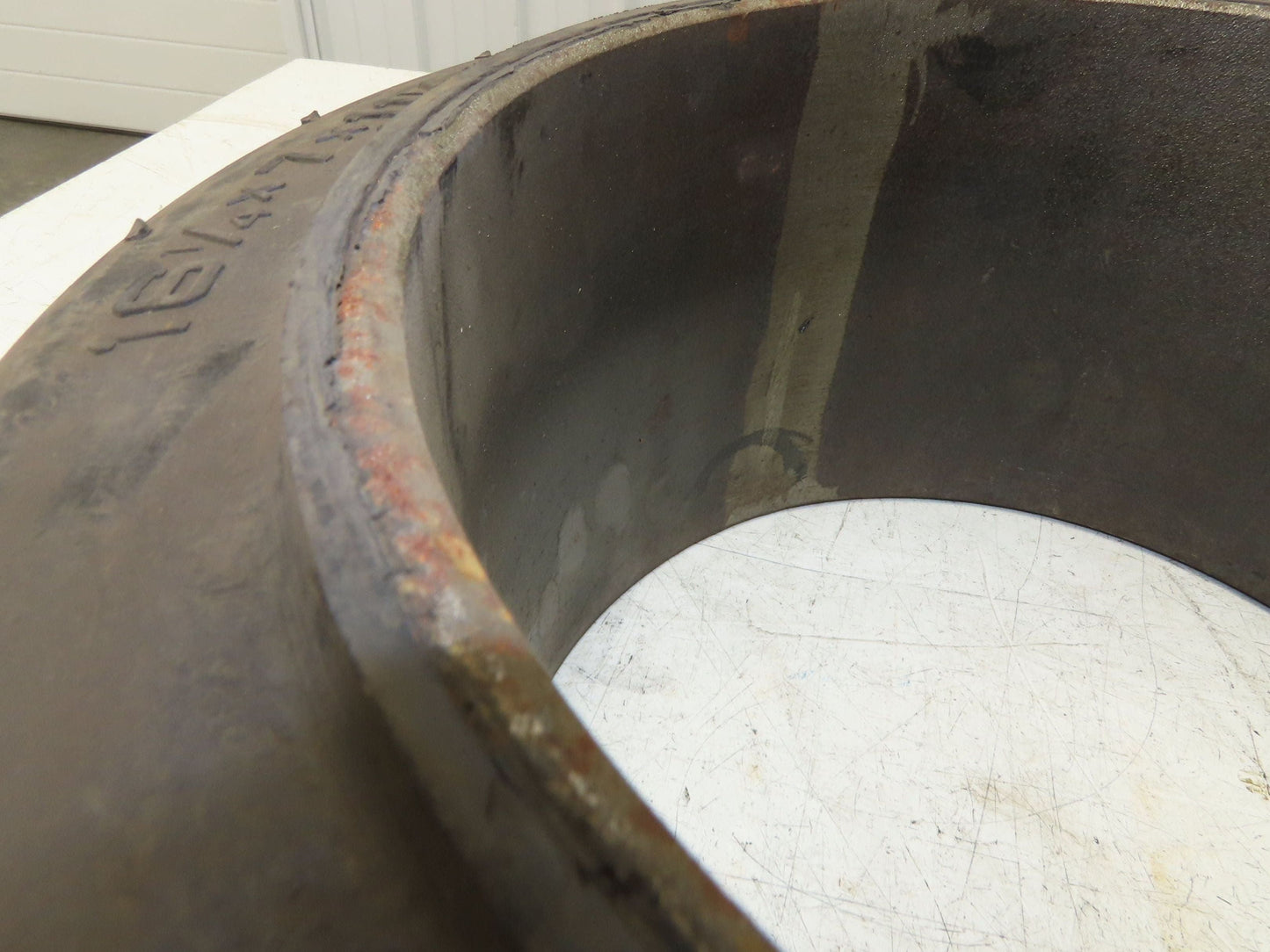 Industrial Limited 16.25x7x11.25 Forklift Tire Smooth Solid Press Black Lot of 2