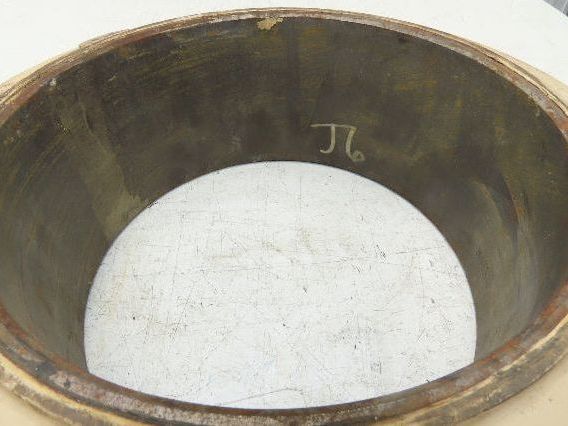 Cat Caterpillar 14x5x10 Forklift Tire Smooth Solid Press-on White Non-Marking