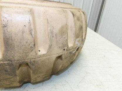 Cat Caterpillar 18x7x12-1/8 Forklift Tire Traction Solid Press-on White Non-Mark