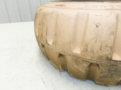 Cat Caterpillar 18x7x12-1/8 Forklift Tire Traction Solid Press-on White Non-Mark