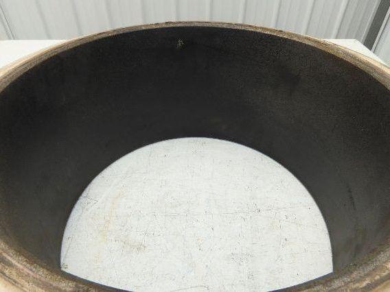 Cat Caterpillar 18x7x12-1/8 Forklift Tire Traction Solid Press-on White Non-Mark