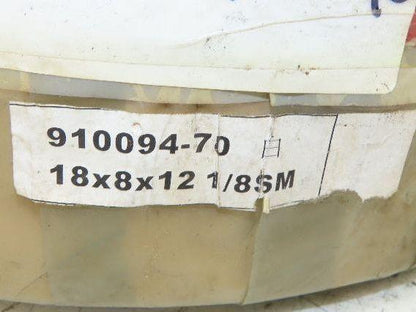 GPX 18x8x12-1/8 Forklift Tire Traction Solid Press-on White Non-Marking