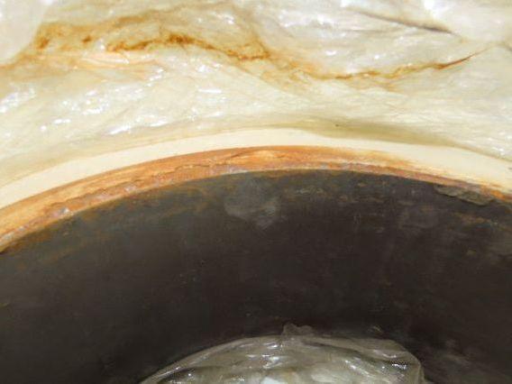 Maine Tire 18x6x12-1/8 Forklift Tire Smooth Solid Press-on White Non-Marking