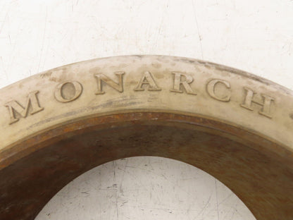 Monarch 18x6x12-1/8 Forklift Tire Smooth Solid Press-on White Non-Marking