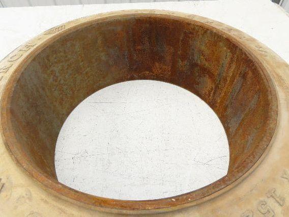 Monarch 18x6x12-1/8 Forklift Tire Smooth Solid Press-on White Non-Marking